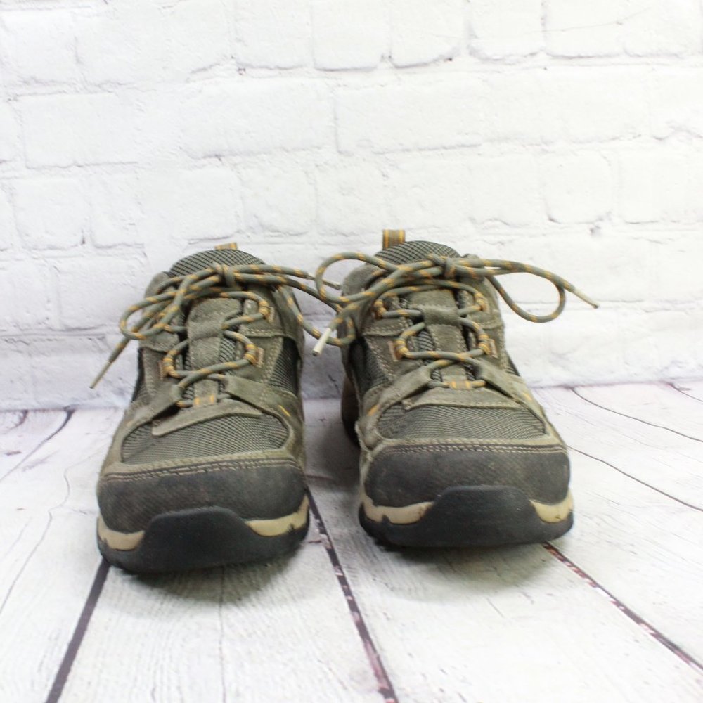 LL BEAN Men's Trail Model 4 Hiking Shoes Brown Canvas Low Top Waterproof 9.5 M - Picture 4 of 9